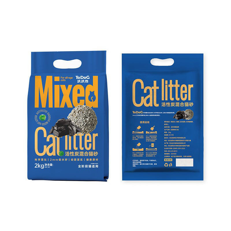 猫砂20斤大批量豆腐猫砂低尘混合猫砂除臭原味绿茶膨润土厂家