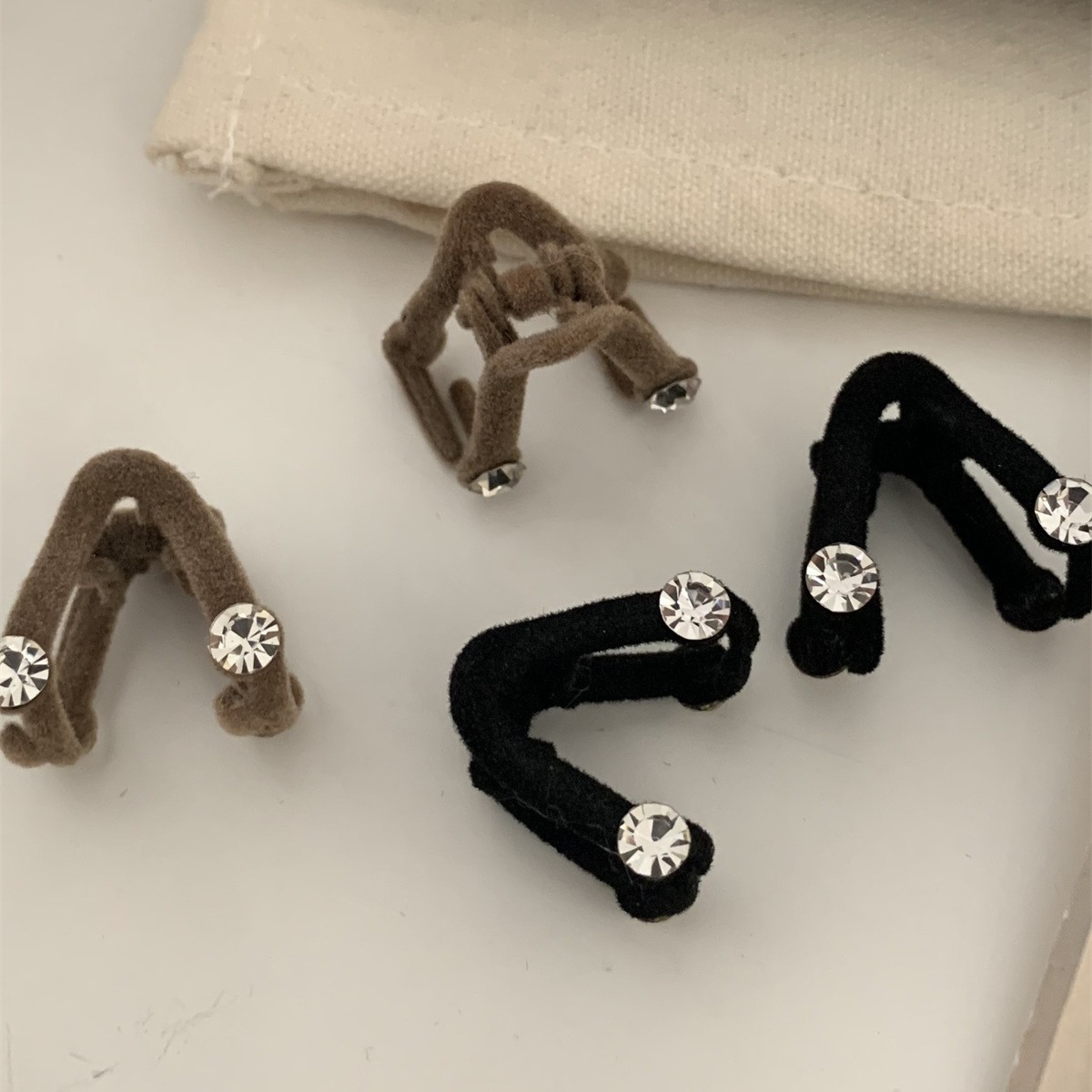 蝴蝶结头饰公主头小抓夹森系仙美侧边刘海发夹女秋冬发卡2024新款