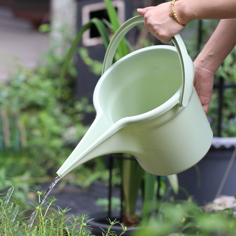 花园浇花水壶可浇花水桶园艺工具5L容量水桶家用塑料加厚浇花壶