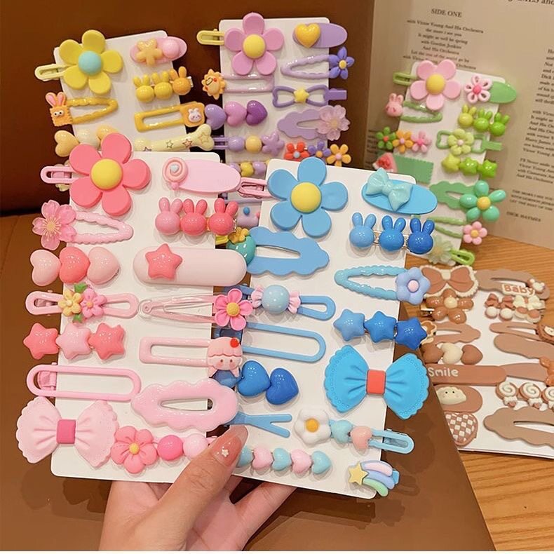 儿童蝴蝶结发饰女童发夹韩国可爱公主碎发卡小女孩春夏新款头饰