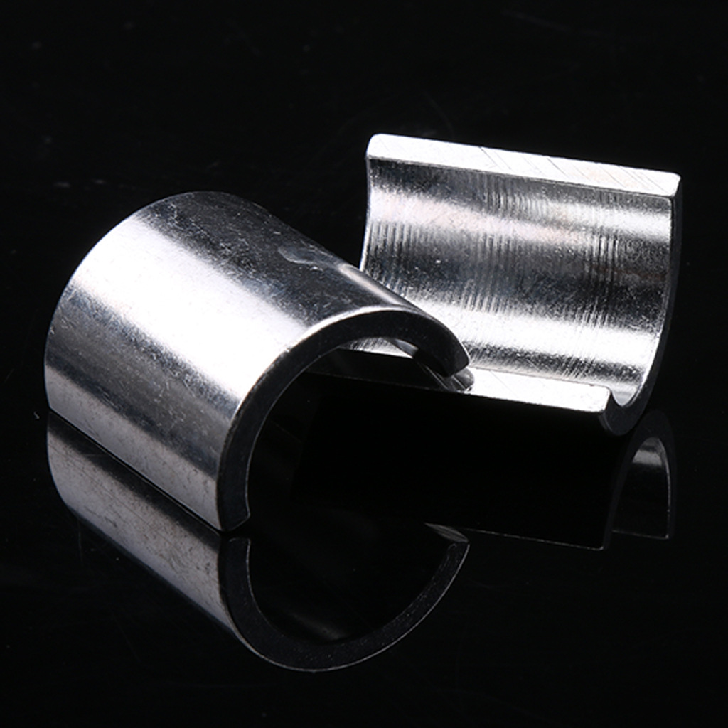 摩托车改装压码衬套22mm变径压码转28mm车把垫片压块银色4片配件