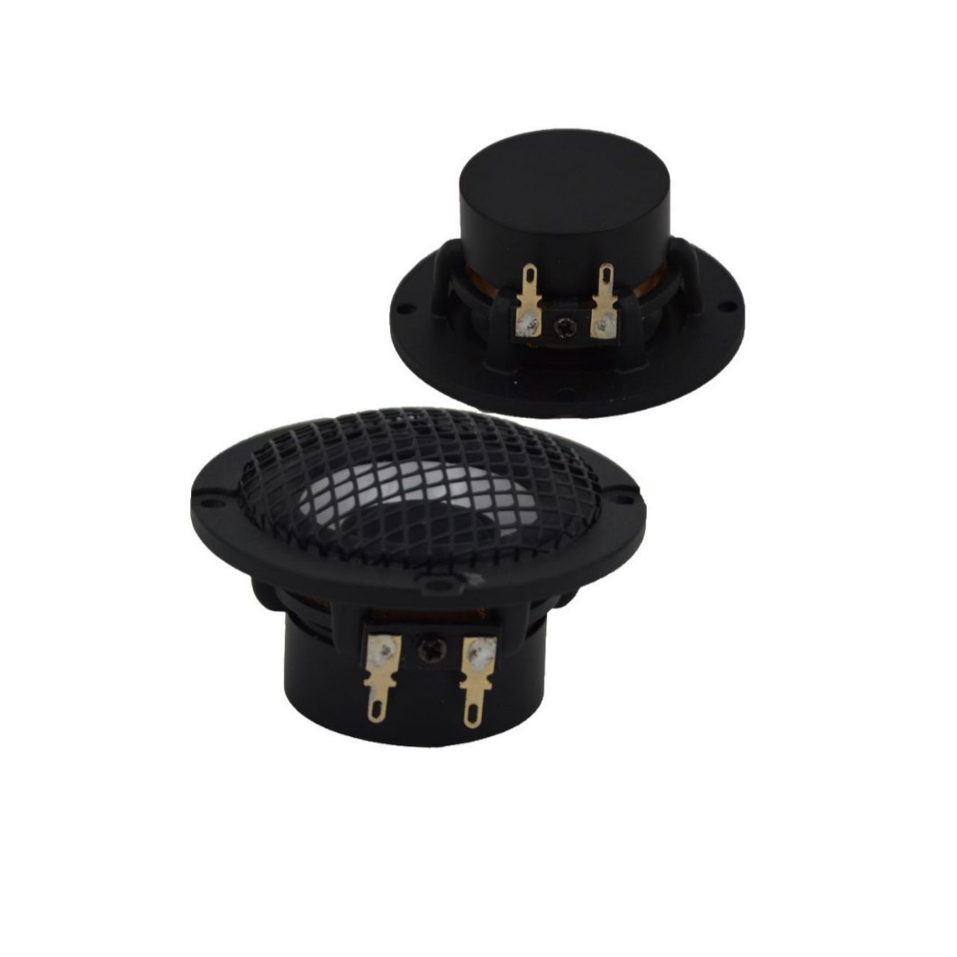 新款2寸汽车中音喇叭波纤钕磁铝盆架全频扬声器带网