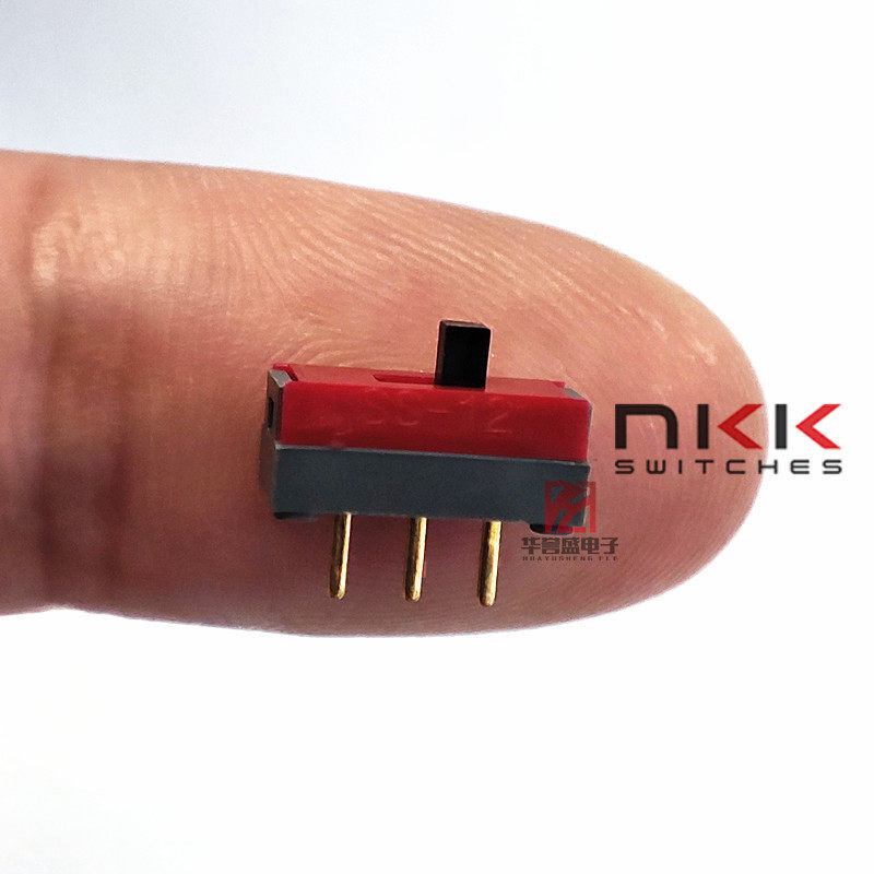 日本NKK SS12SDP4 SS-12 滑动开关 3脚2档 2.54MM脚距