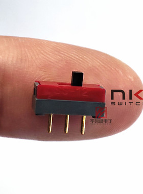 日本NKK SS12SDP4 SS-12 滑动开关 3脚2档 2.54MM脚距