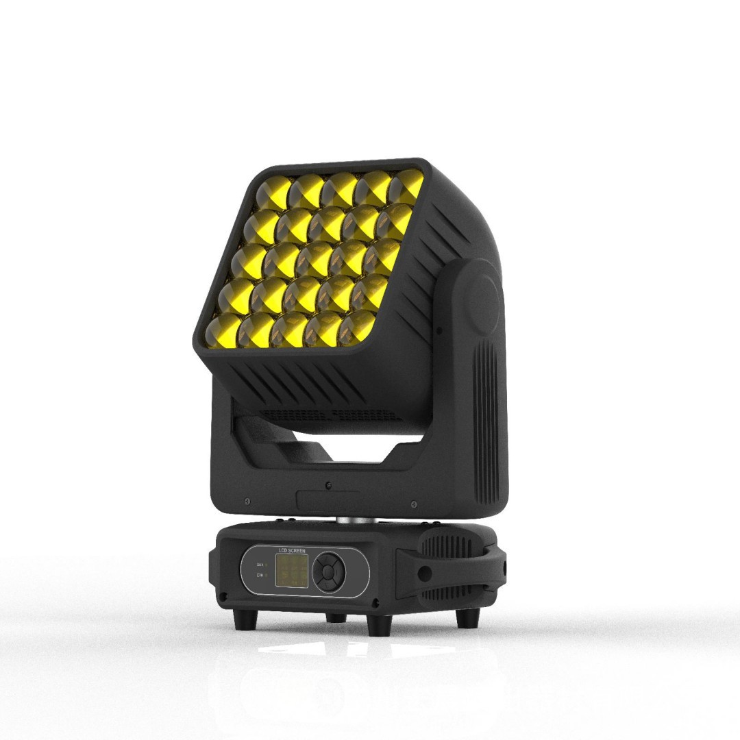 批发新款25颗15w摇头矩阵调焦染色灯酒吧背景摇头灯LED摇头帕灯