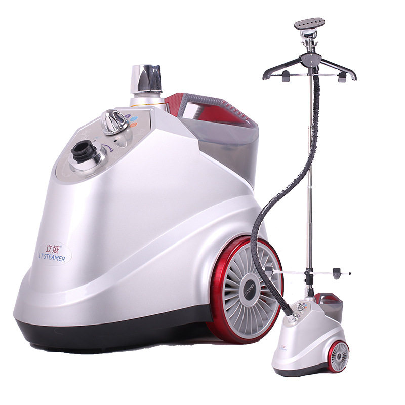 立挺蒸汽挂烫机Q7服装店大功率熨烫机4挡调温家用捷美立式挂烫机