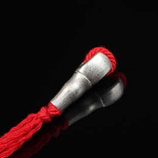 S925纯银素面款大孔道三通百搭文玩配饰diy椰蒂百香籽三通7.8mm