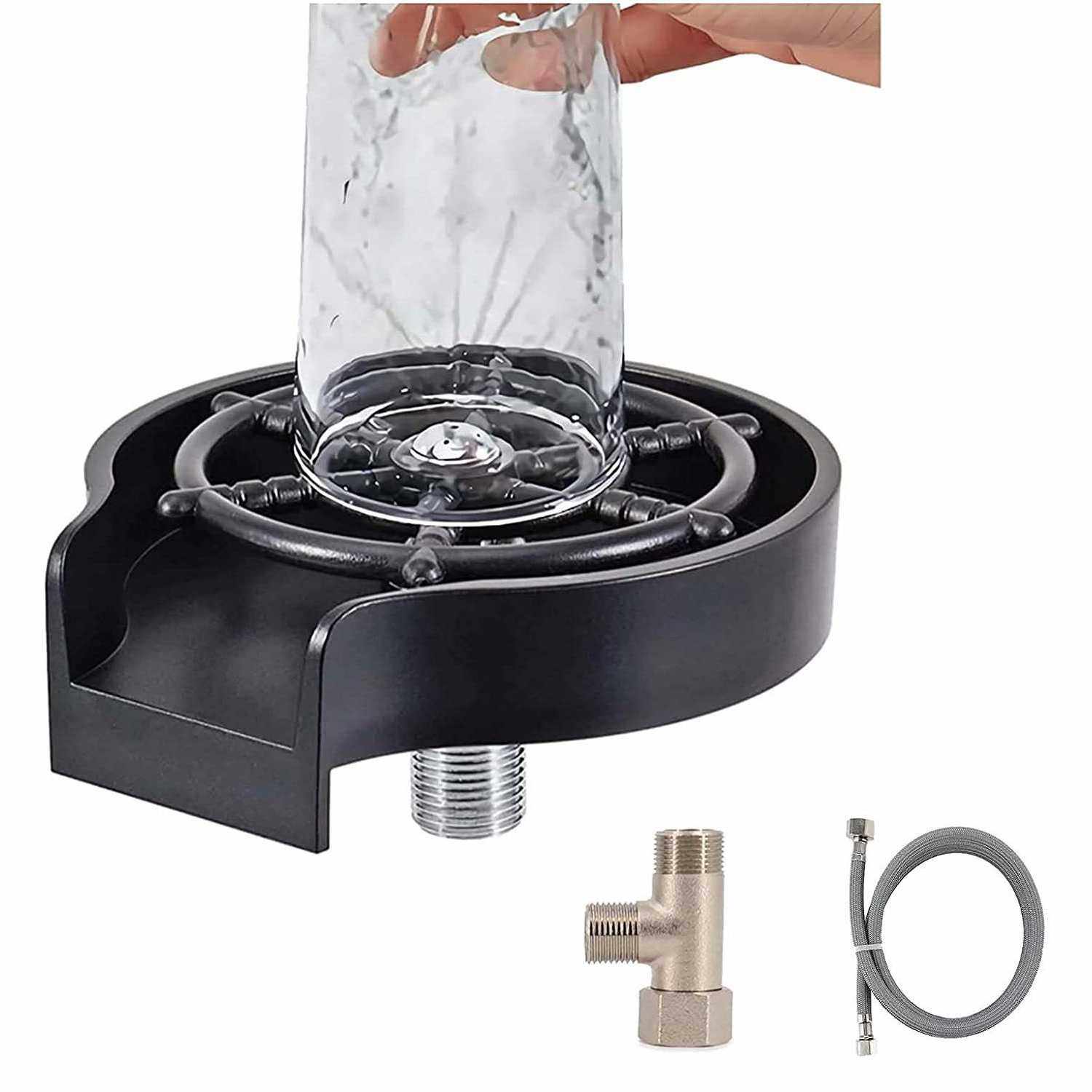 cup washer 水槽不锈钢玻璃杯冲洗器 吧台高压自动洗杯器爆款,五金/工具,其它夹持类工具,淘宝优惠券,粉丝福利购,淘宝优惠卷