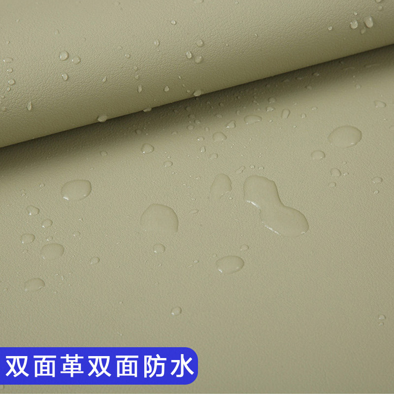 皮革面料纳帕纹双面革耐高温防污防滑防水皮革桌布垫餐桌垫飘窗垫
