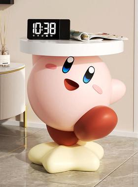 星之卡比茶几客厅家用轻奢电视柜沙发边几高级艺术感摆件高端大气