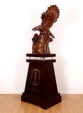 大展宏图老鹰摆件客厅办公室落地大型装饰品公司开业礼物乔迁贺礼