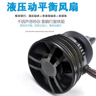 160W超亮聚光led车灯 远近光H1H4H790056 D2H灯泡 原车光4300