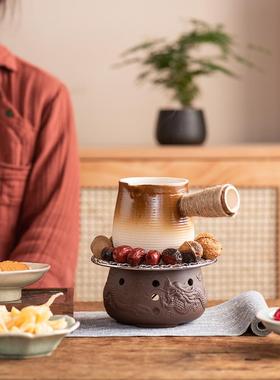 紫砂浮雕祥龙复古养生电陶炉煮茶壶罐罐壶烧水泡茶电炉丝加热家用