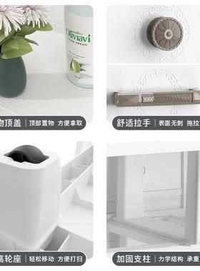 抽屉式收纳柜子收纳柜卧室85cm宽超大塑料家用置物加高多层整理箱