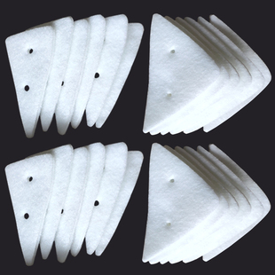 智丽雅玻璃擦配件刮条,清洁棉60片卡扣 擦玻璃神器配件双面擦高楼