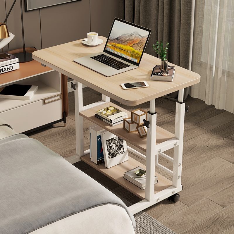 笔记本电脑桌床边桌可移动电脑台式桌子家用书桌学生学习桌升降桌