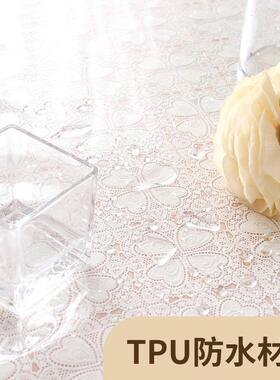 超薄tpu桌垫下垂餐桌布软玻璃塑料歹桌布桌面水晶板超薄防水防油