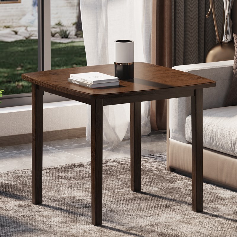 正方形茶桌阳台小茶几客厅茶台家用圆形办公室酒店茶室创意小型桌