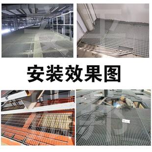 镀锌钢格板下水道洗车房水沟盖板不锈钢平台钢格栅楼梯防滑踏步板