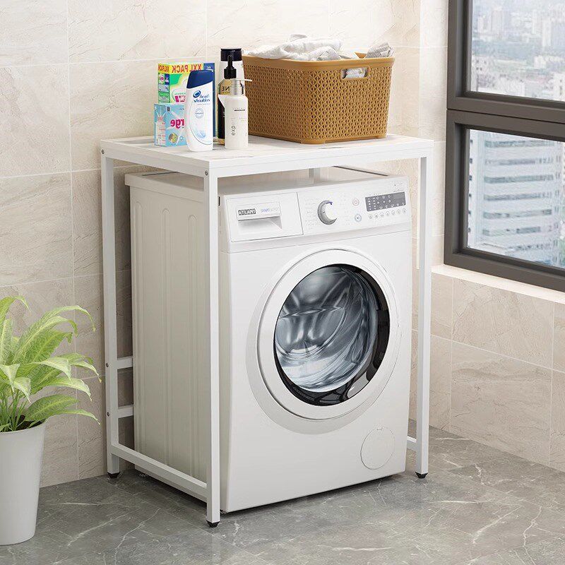 洗衣机置物架子滚筒波轮翻盖上方架免打孔通用尺寸储物收纳架子