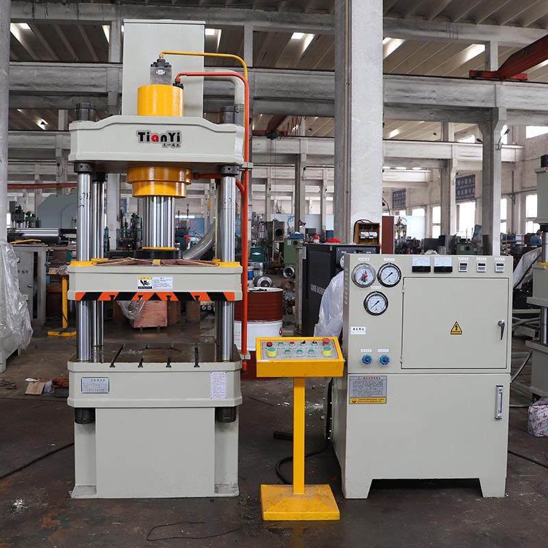 100T陶瓷密封垫圈环液压机100T粉末成型油压机四柱压力机