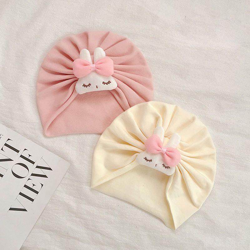 婴儿帽子秋冬棉质婴幼儿胎帽可爱兔子女宝宝印度帽新生儿护囟门帽,婴童用品,防摔帽,淘宝优惠券,粉丝福利购,淘宝优惠卷