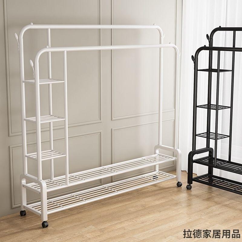 落地晾衣架家用加粗折叠晒衣架