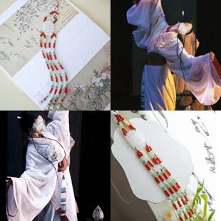 古风杨战国超袍越配饰禁步写真拍摄道具同款汉服禁步直曲裾腰佩