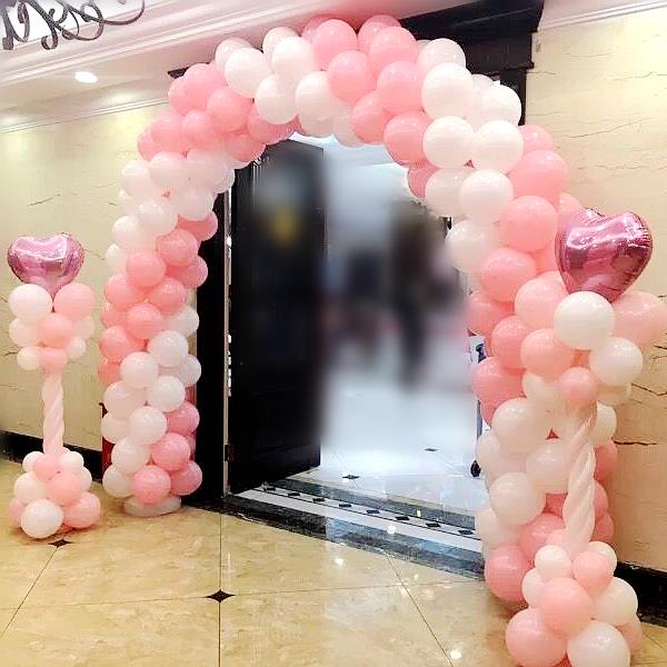 网红花朵气球拱门珠宝店开业周年店庆活动场景布置生日氛围装饰品