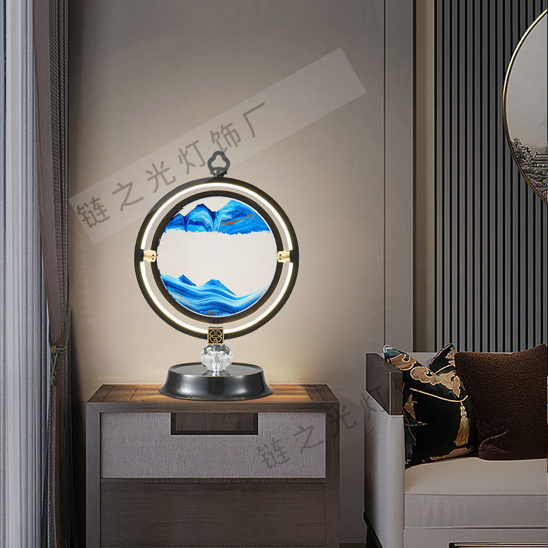 流沙画摆件家居饰品客厅沙发酒柜电视办公桌解压卧室床头沙漏台灯,鲜花速递/花卉仿真/绿植园艺,其它园艺用品,淘宝优惠券,粉丝福利购,淘宝优惠卷