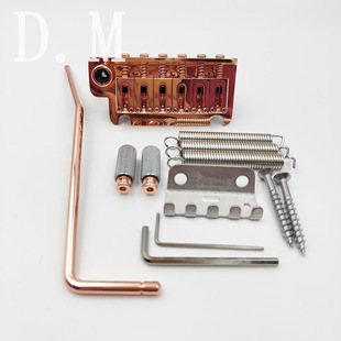 6弦ST电吉他小双摇琴桥平头鞍琴桥电吉他颤音琴桥两点式拉弦板