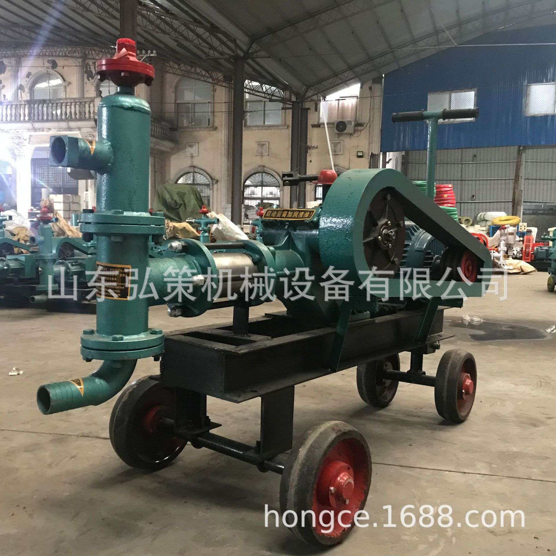 BW60水泥砂浆注浆机 单缸活塞式泥浆泵 护坡加固用电动高压泥浆泵