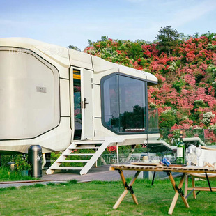 太空舱移动房创意别墅住人苹果仓民宿酒店户外太空舱商铺胶囊房
