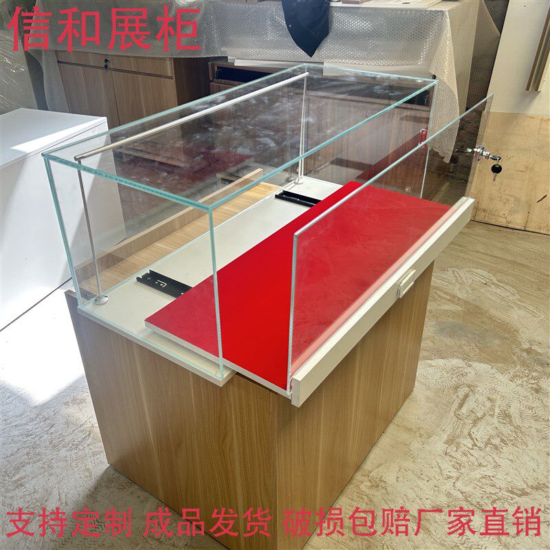 定制钢化玻璃罩桌面饰品玻璃D展示柜精品手办首饰防尘罩