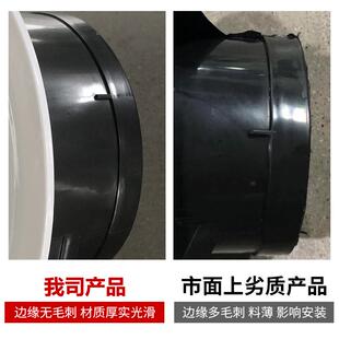 160pvc管通风口圆形系统防B虫网防蚊网纱网布塑料滤网罩排风口