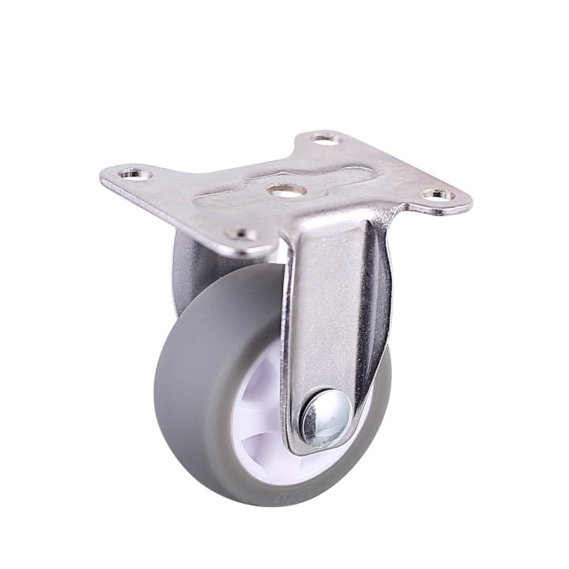 1寸静音家具万g向轮2寸柜子轮2.5寸家居脚轮橡胶定向轮3寸丝杆刹