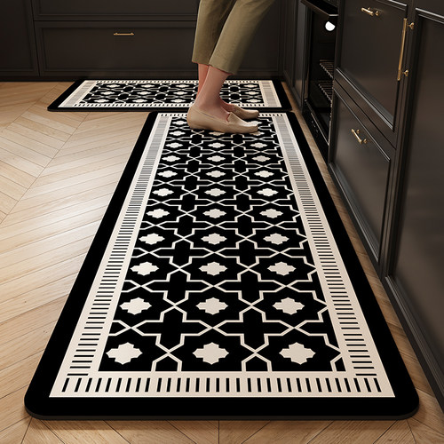 法式厨房专d用地垫防油防滑可擦免洗硅藻泥吸水垫防水耐脏脚垫地