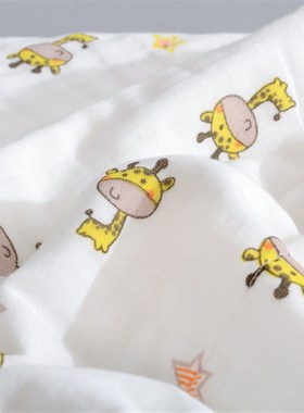 夏季薄款A类四层7012u0cm纱布浴巾宝宝婴儿薄毯婴童全棉长巾