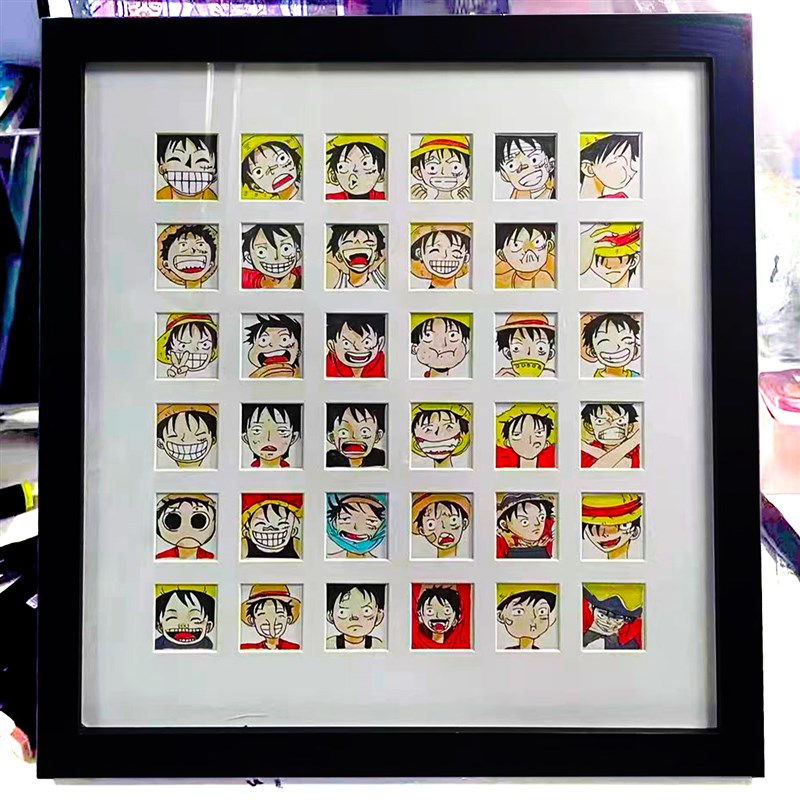 100宫格美甲展示框照片毕业纪念礼品相框48宫格36V宫格油画棒画框