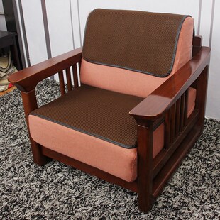 精选木沙发垫四季通用防滑坐垫实木椅子椅垫屁股垫靠背巾盖布2024