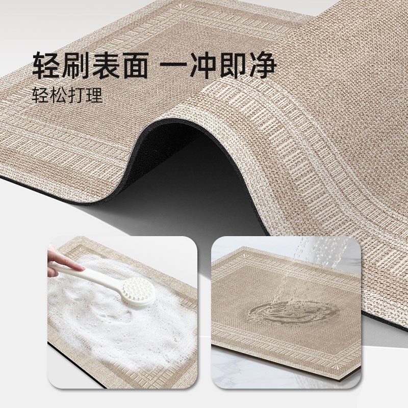 轻奢高级感厨房台面沥水垫硅藻泥吸水垫咖啡机垫桌面隔热茶水垫子