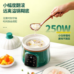 plodon浦利顿小电炖锅迷你BB煲煮粥宝宝辅食锅陶瓷全自动燕窝炖盅