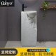 户外庭院立柱盆一体落地式 民宿卫生间创意洗脸池台 艺术洗手盆个性