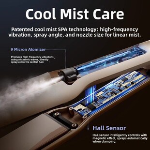 精选乐程式冷雾蒸汽夹板直发卷发两用负离子护发卷发棒拉直板夹熨