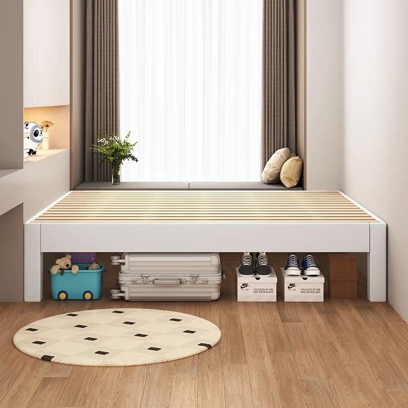 实木榻榻米排骨架床架无床头的床定制床任意尺寸民宿无靠背床矮床