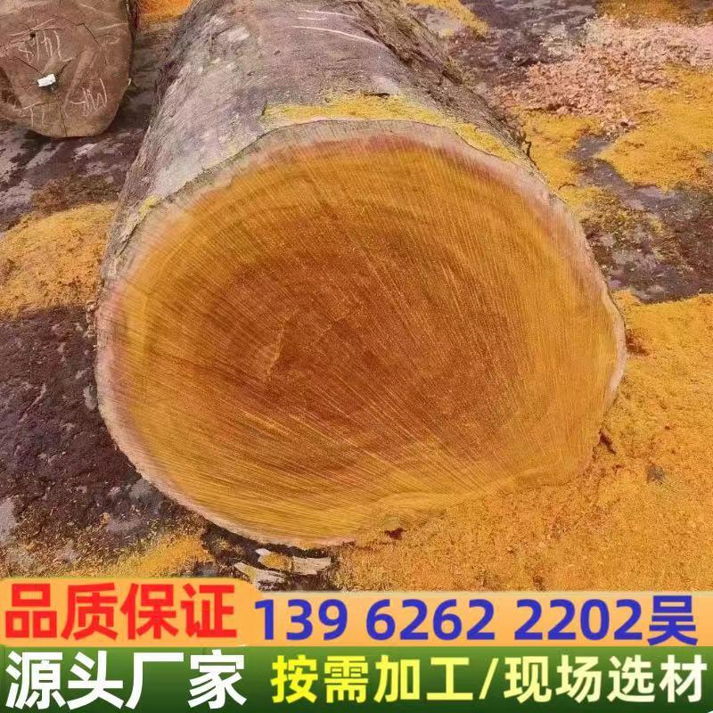 黄硬木 黄檀木原木板材 黄花梨木料 加工户外防腐木用料 巴蒂木材