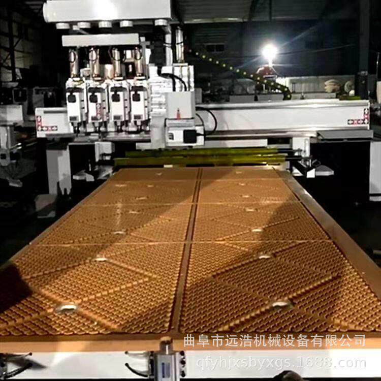 木工加工中心1328全屋定制雕刻机家具板柜体直排自动换刀开料机