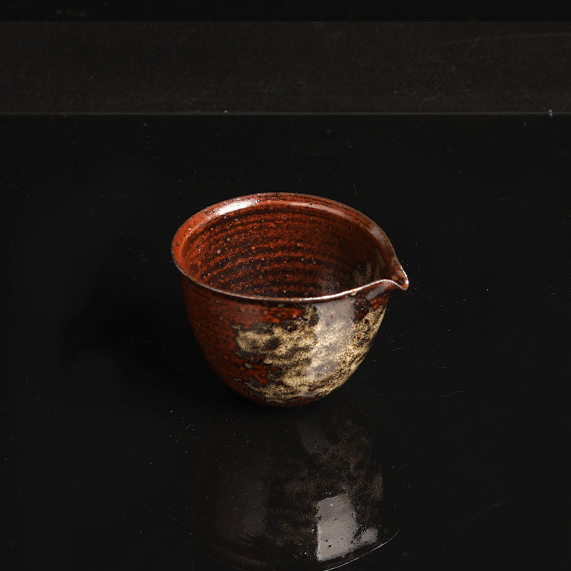 吉州窑非遗传人文丘出品 复古鹧鸪斑天目公道170ml