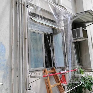 塑料布封门大面积沾订糊蒙窗户缝防漏风保暖膜冬天家用护窗隔风帘