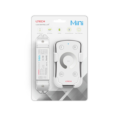 LTECH灯带恒压调光驱动器24V无频闪智能色温精准控制电源带遥控